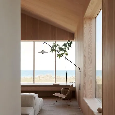 펜션 Architectural Gem With Sea View